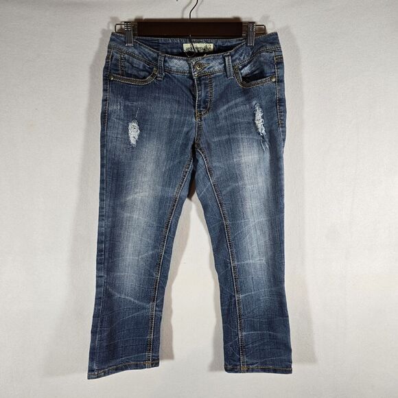 Paris Blues Pants Womens Size 7 Blue Jeans Relaxed Casual Ladies - Picture 1 of 11